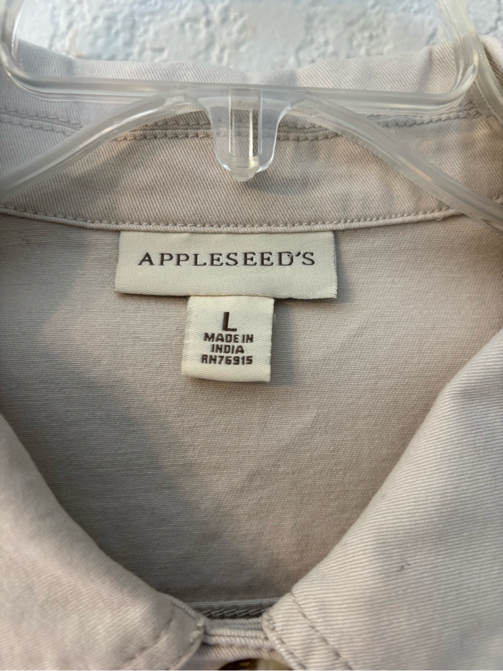 Appleseed's Cream Utility Button-Front Jacket - Picture 7 of 11